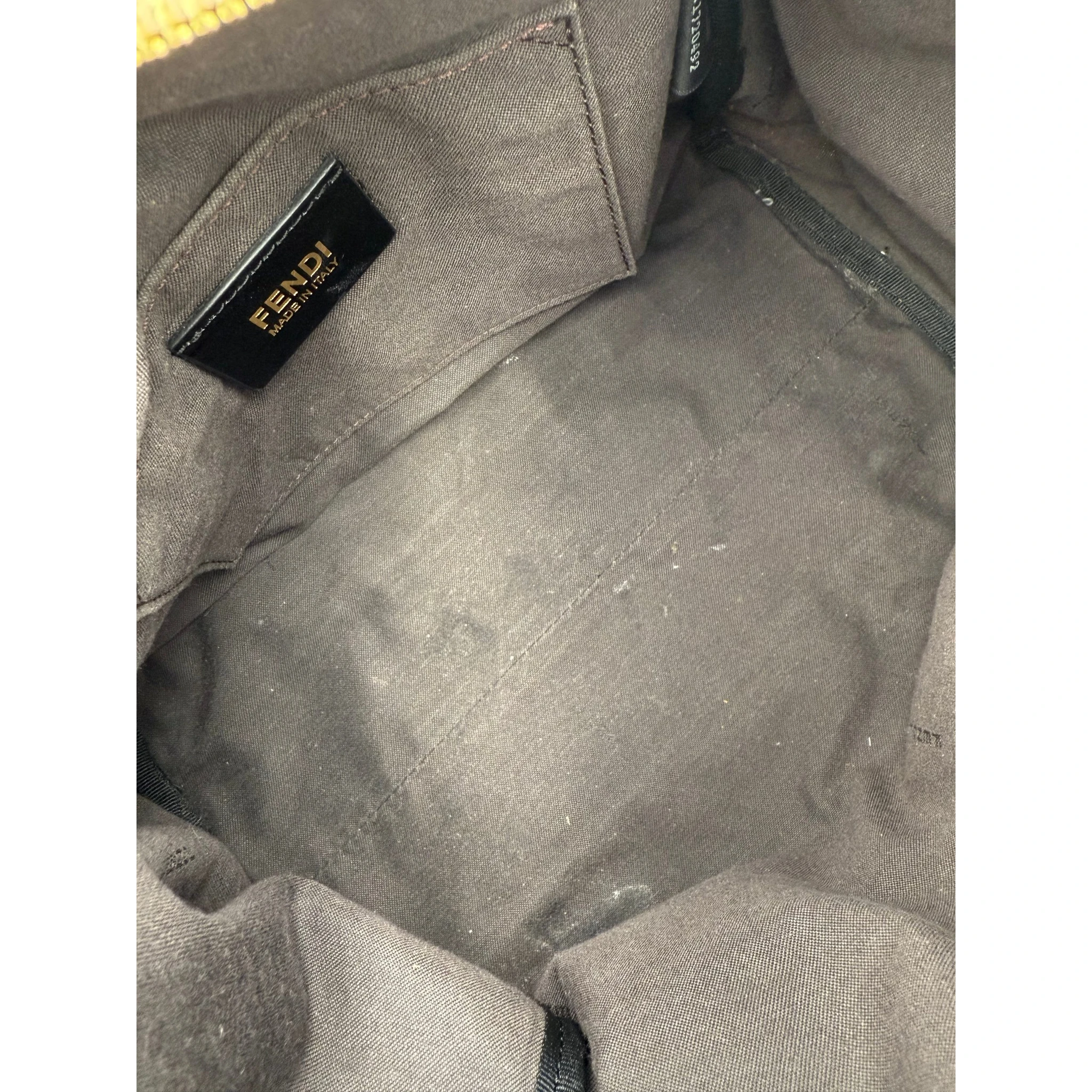 FENDI FF Canvas Fiori Handbag