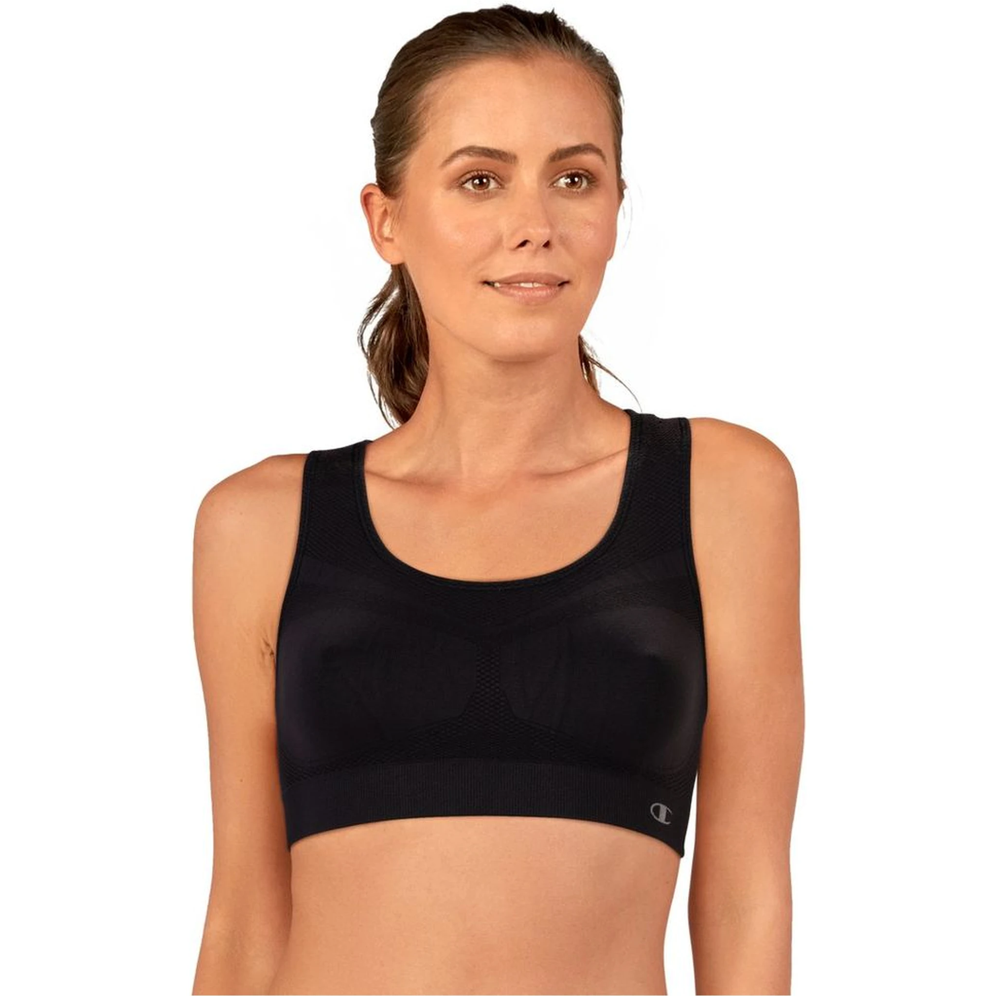 Black Polyamide Sport Bra
