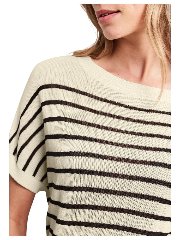 Beige Viscose Sleeveles Sweater alternative