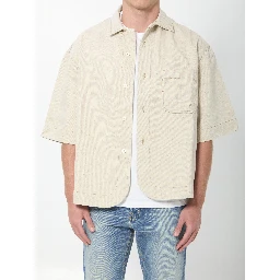 Boxy denim shirt