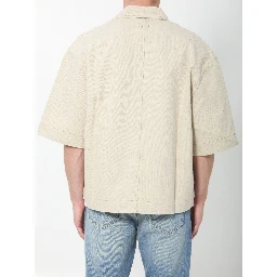 Boxy denim shirt