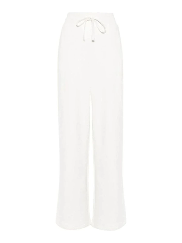 White Cotton Joggers (Workout Pants)