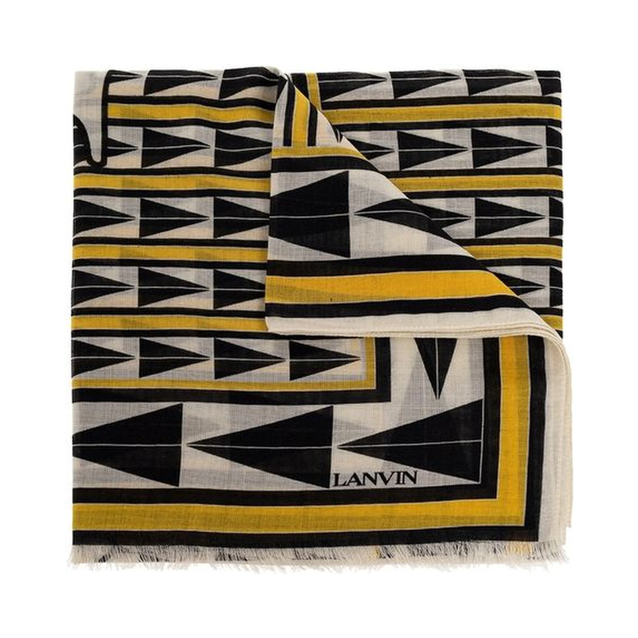 Bicolor Wool Scarf