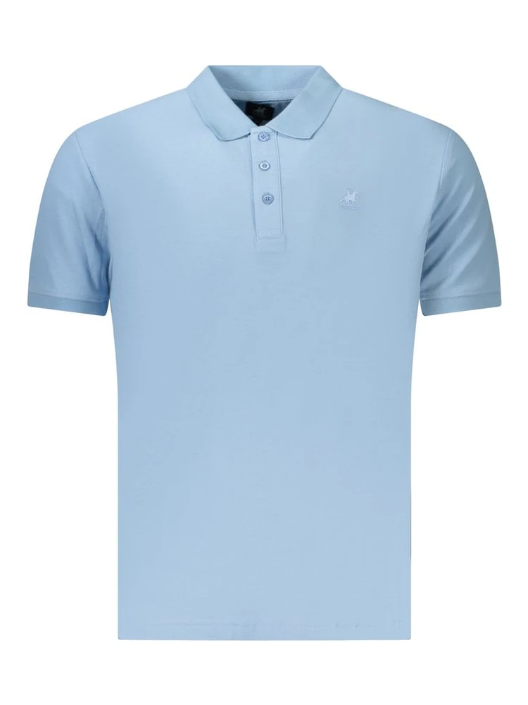 Azzurro Cotton Men's Polo