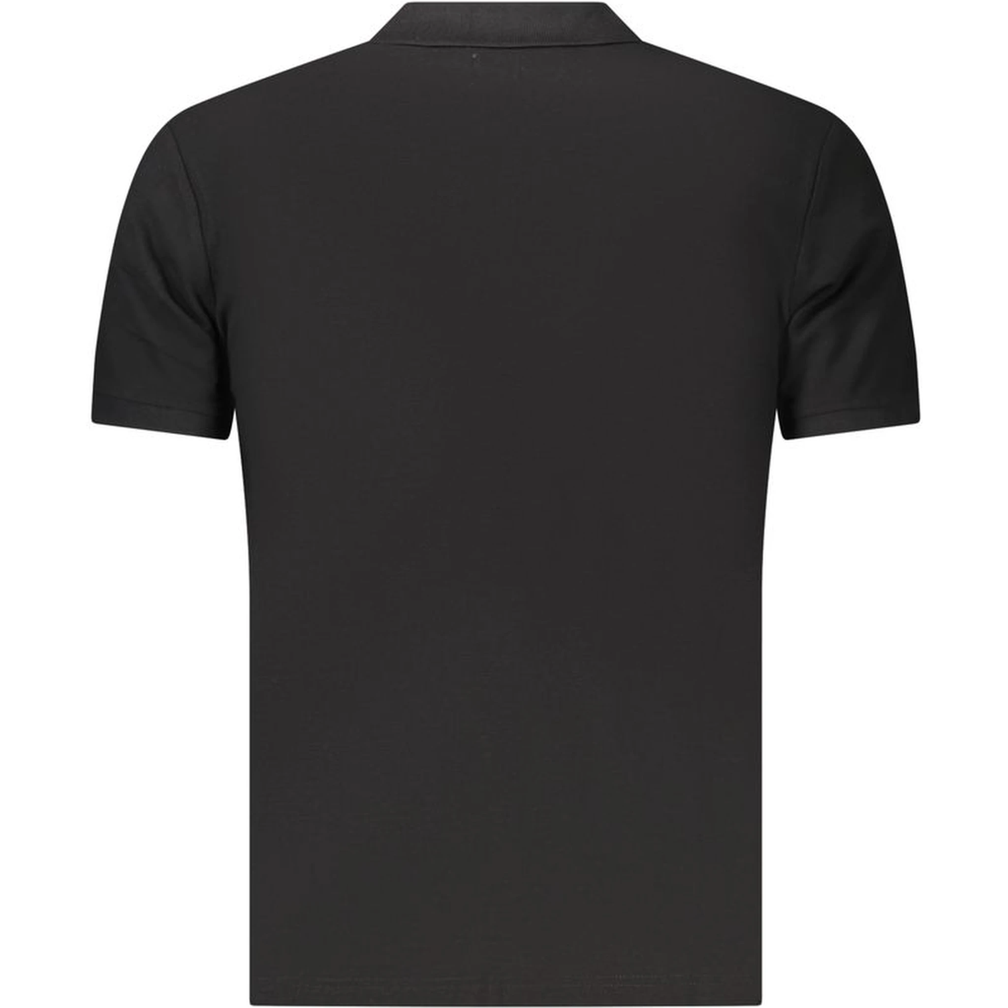 Black Cotton Men's Polo Shirt