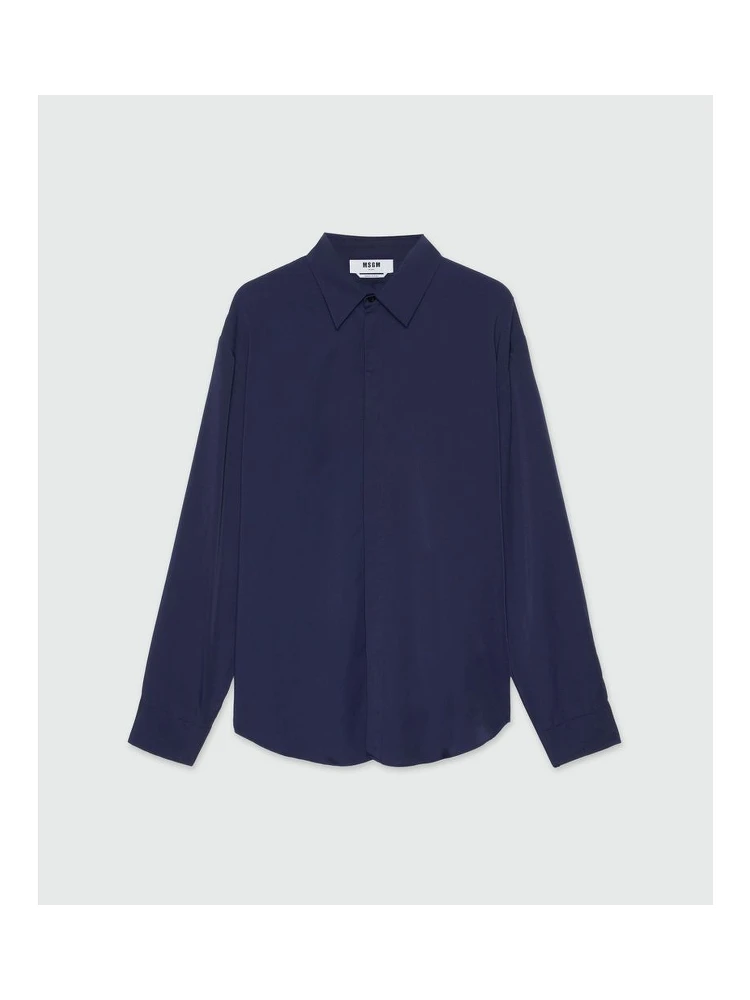 Blue Viscose Blouse