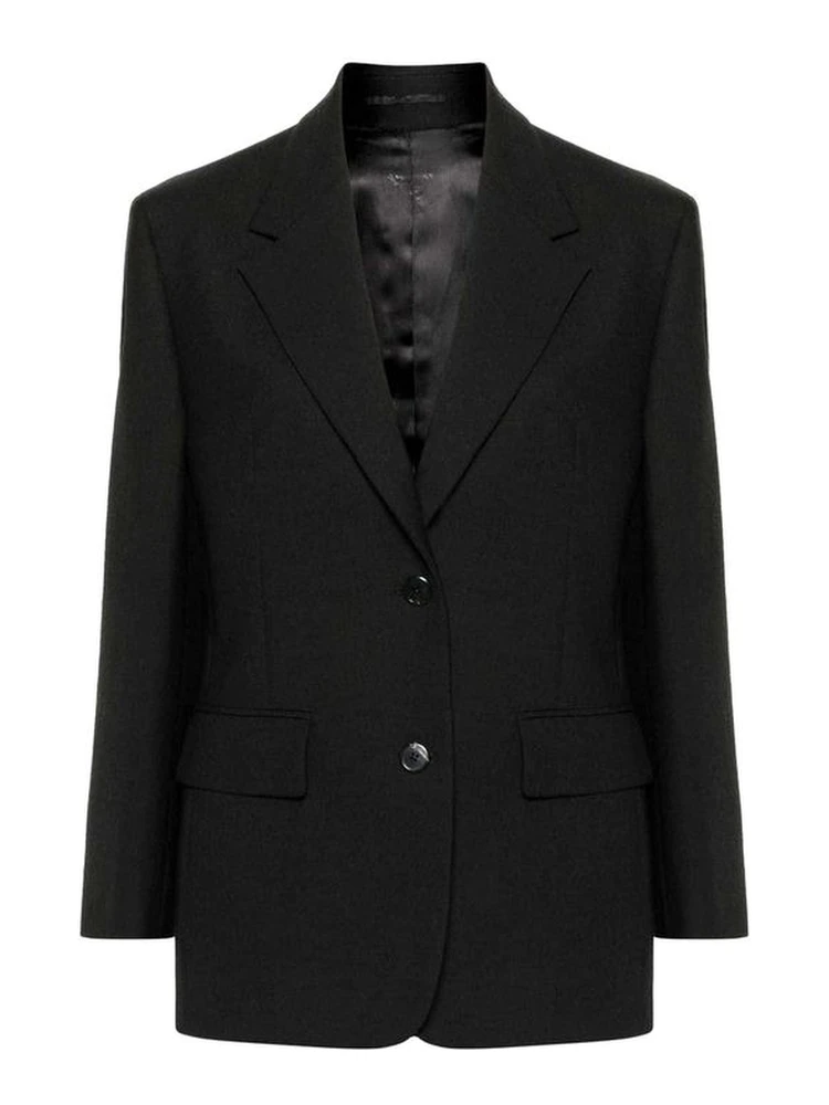 Black Virgin Wool Blazer