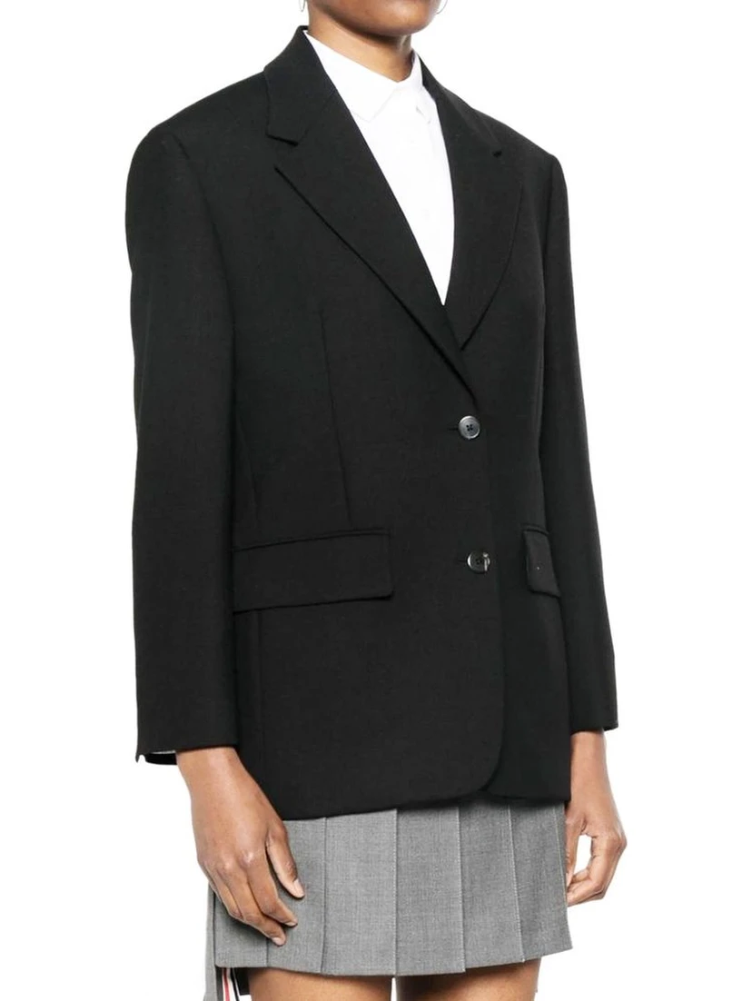 Black Virgin Wool Blazer