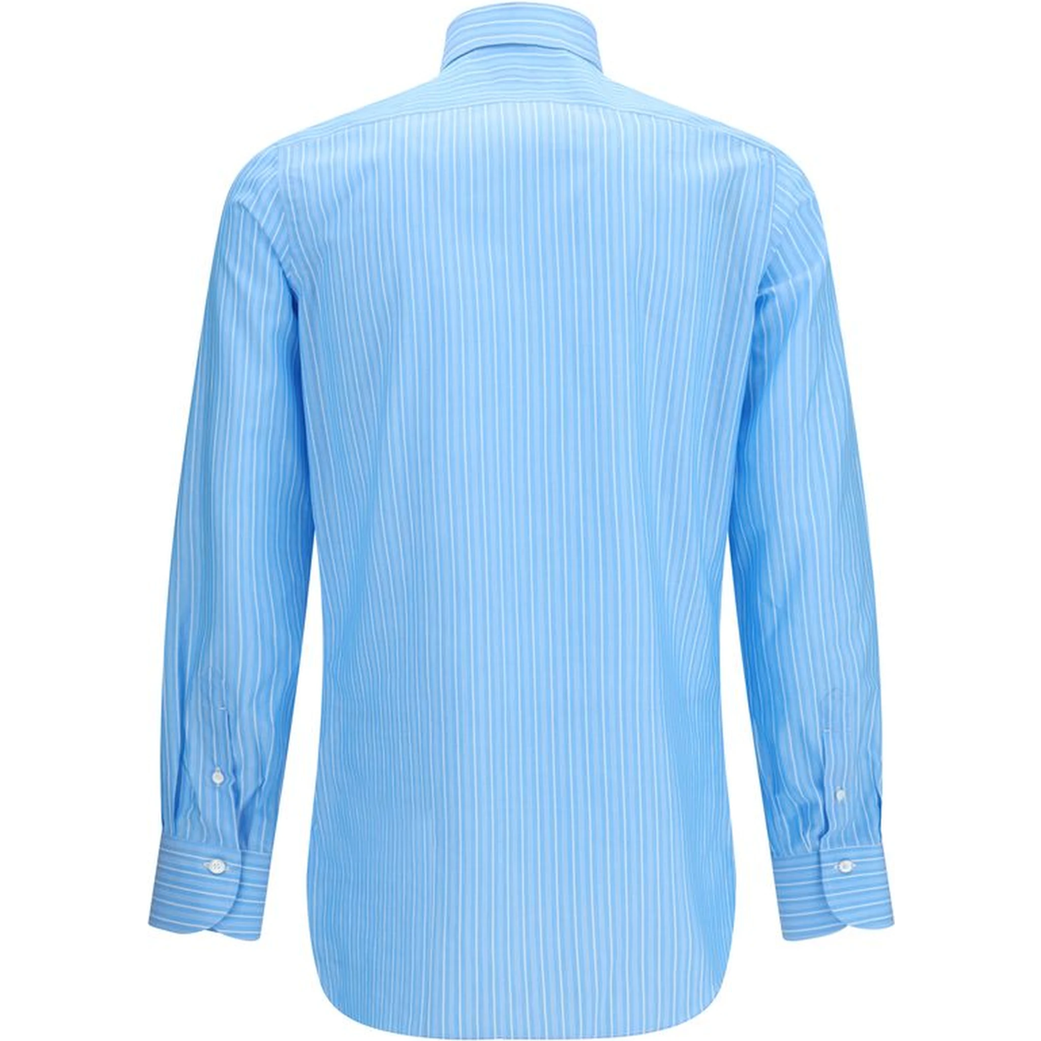 Blue Cotton Pattern Shirt