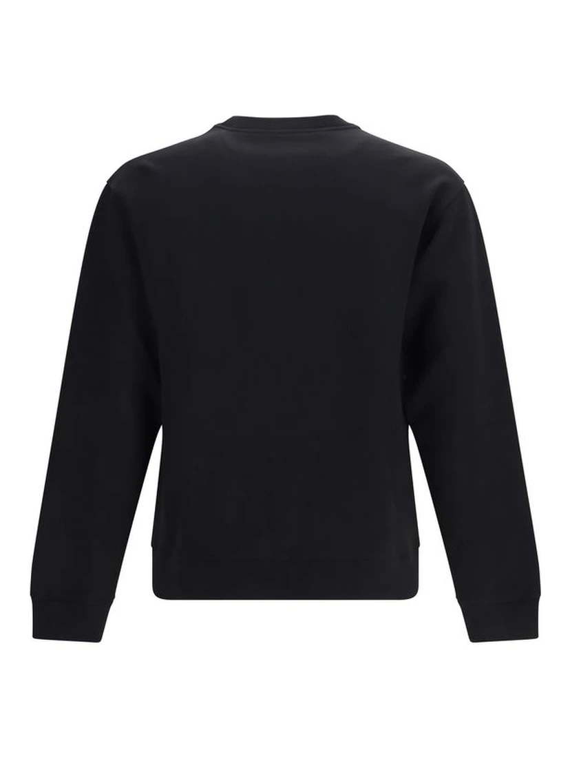 Black Cotton Sweatshirt
