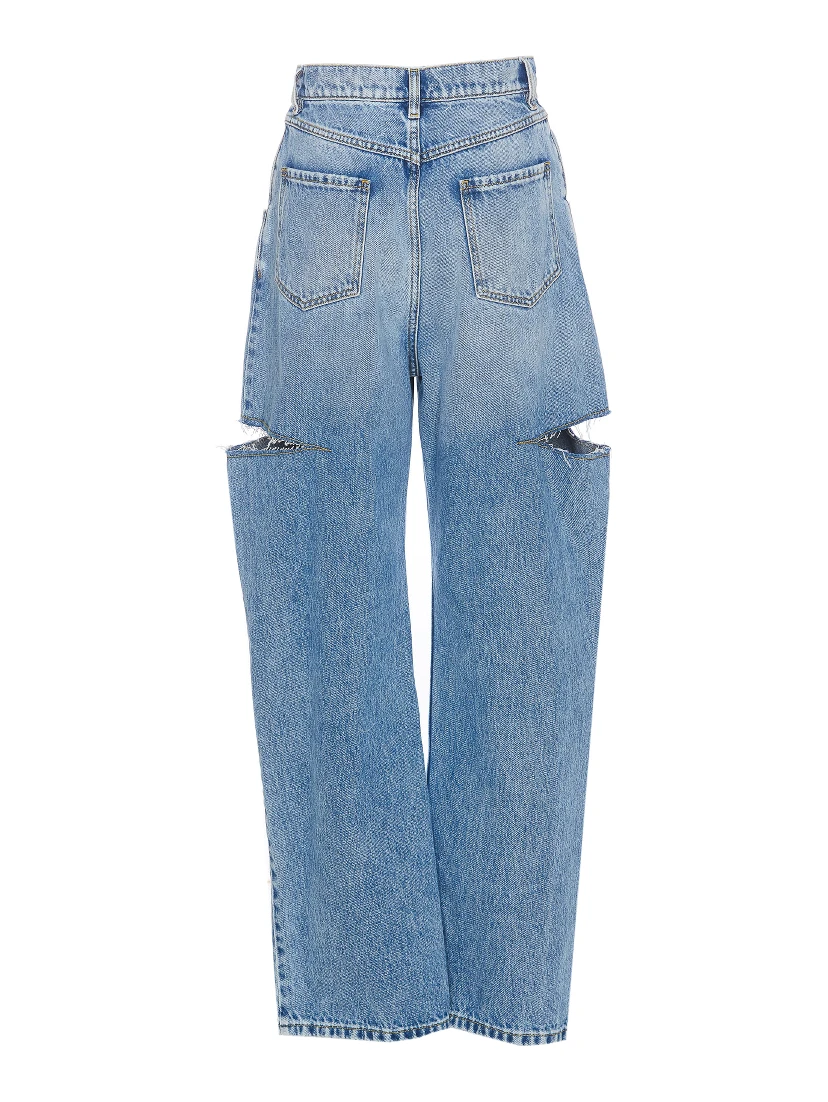 Maison Margiela Trousers Blue