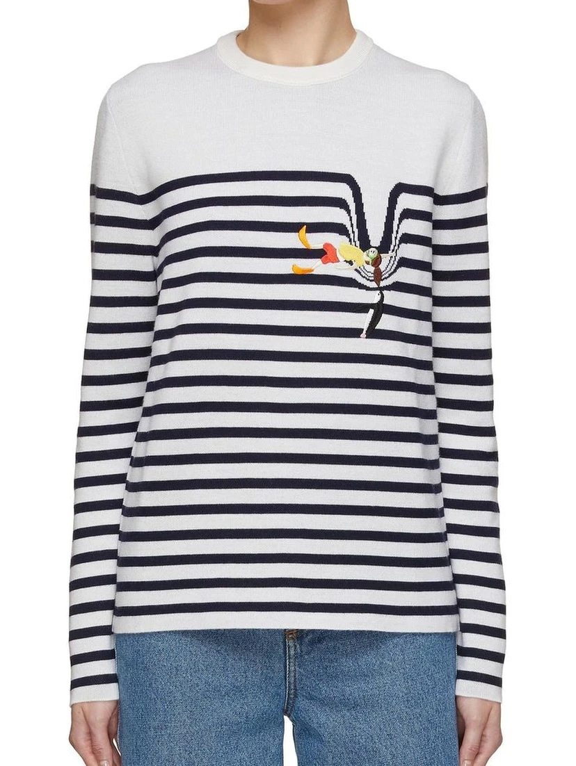 White Elastane Sweatshirt