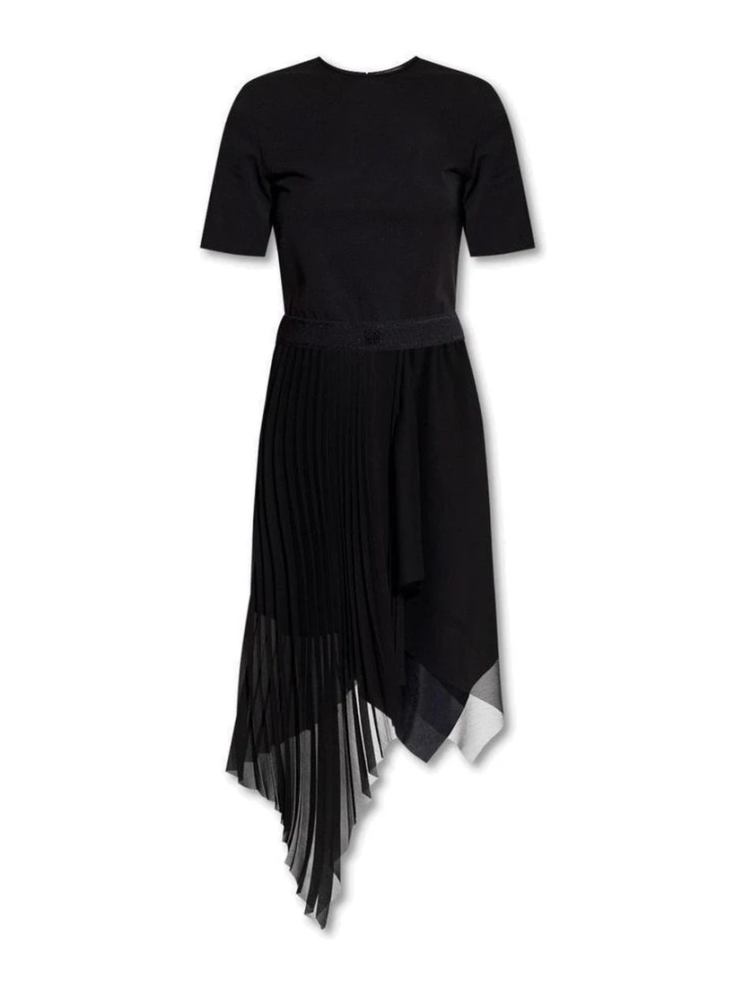 Black Polyester Casual Dress