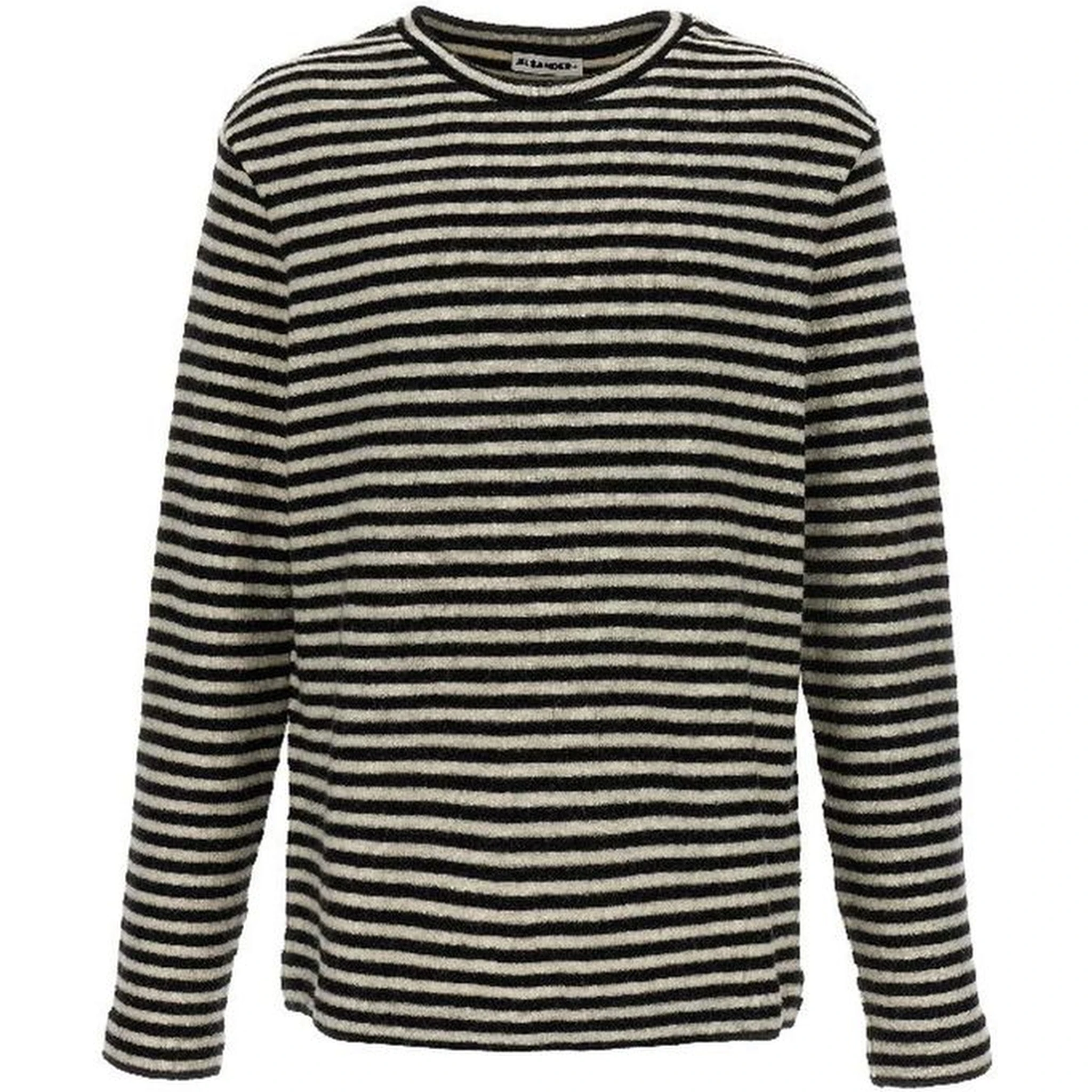 White Wool Long Sleeve T-Shirt