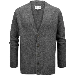 Gray Wool Cardigan