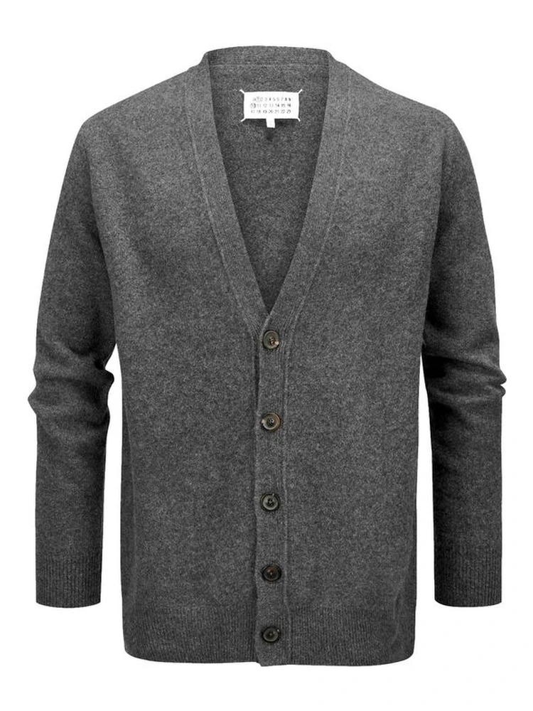 Gray Wool Cardigan