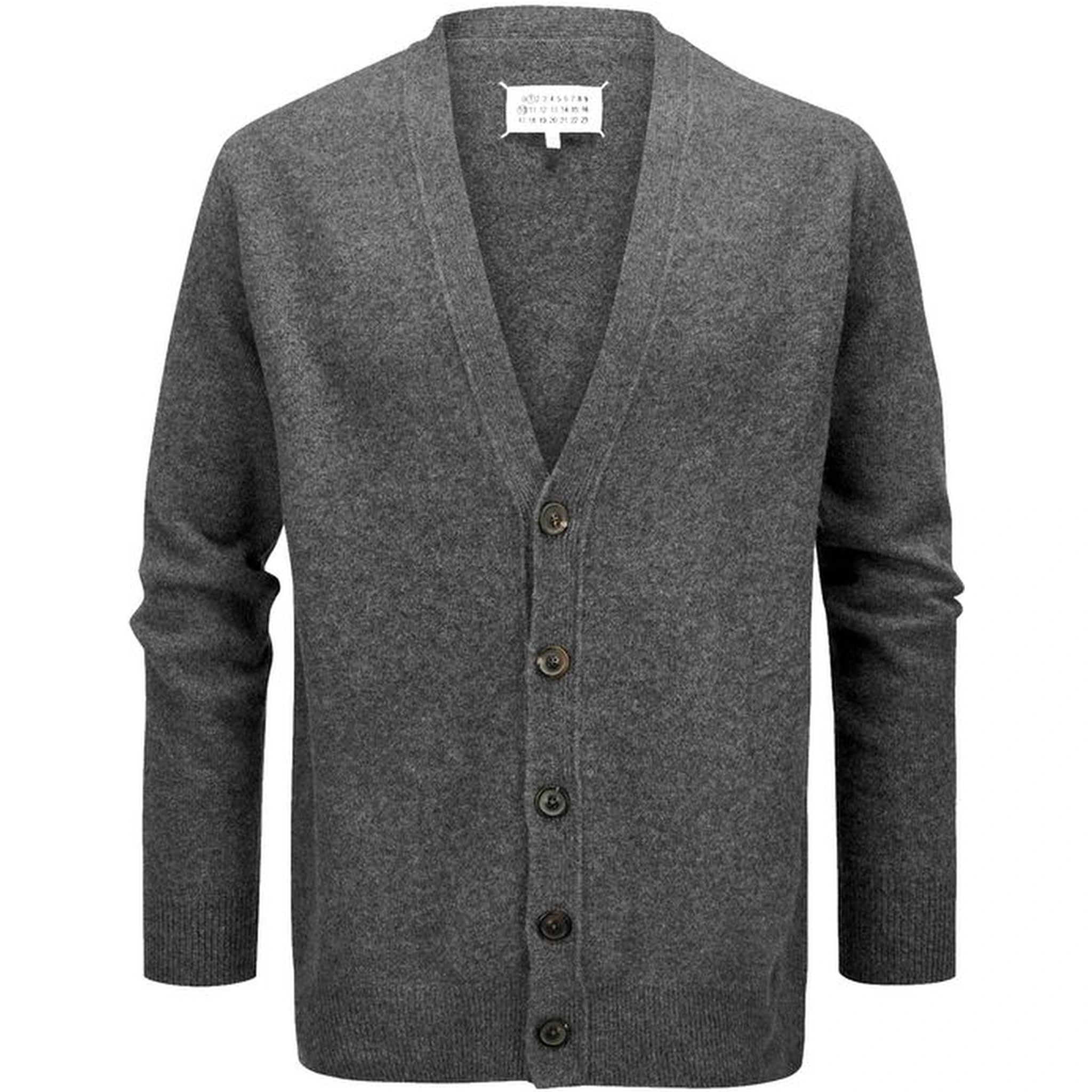 Gray Wool Cardigan