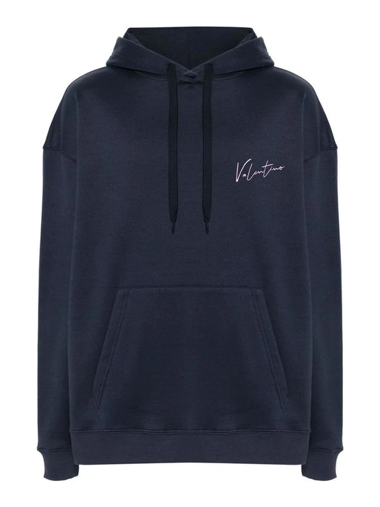 Blue Cotton Sweatshirt