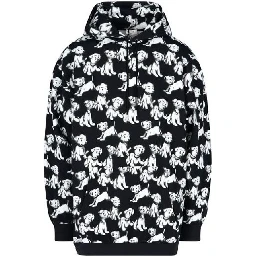 Black Cotton Sweatshirt