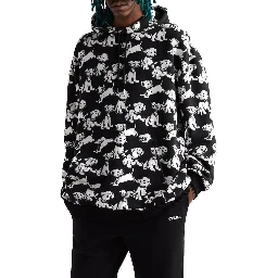 Black Cotton Sweatshirt