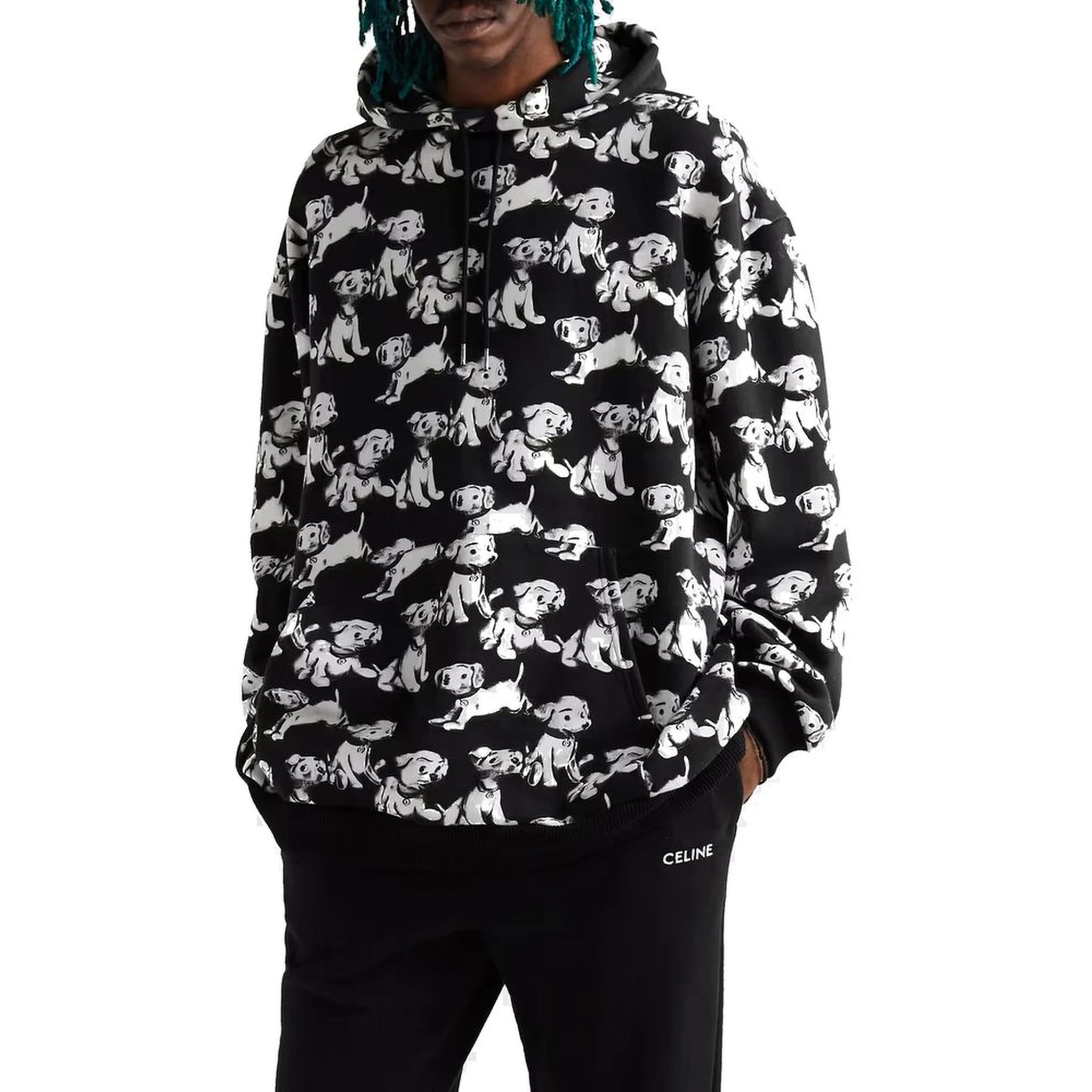 Black Cotton Sweatshirt