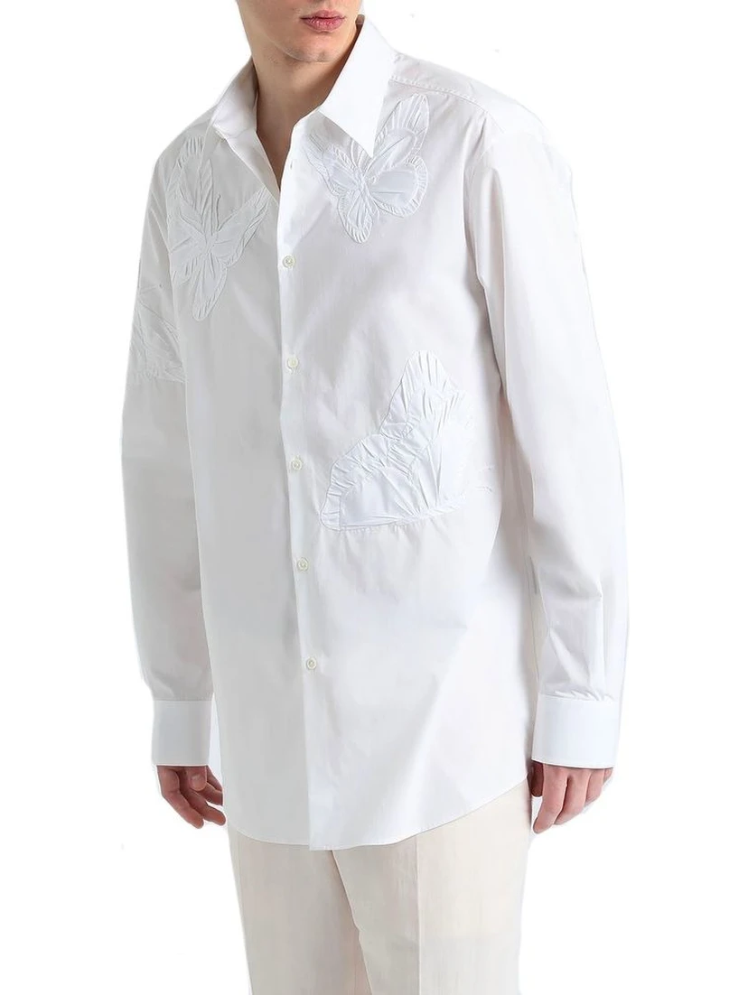 White Cotton Dress Shirt