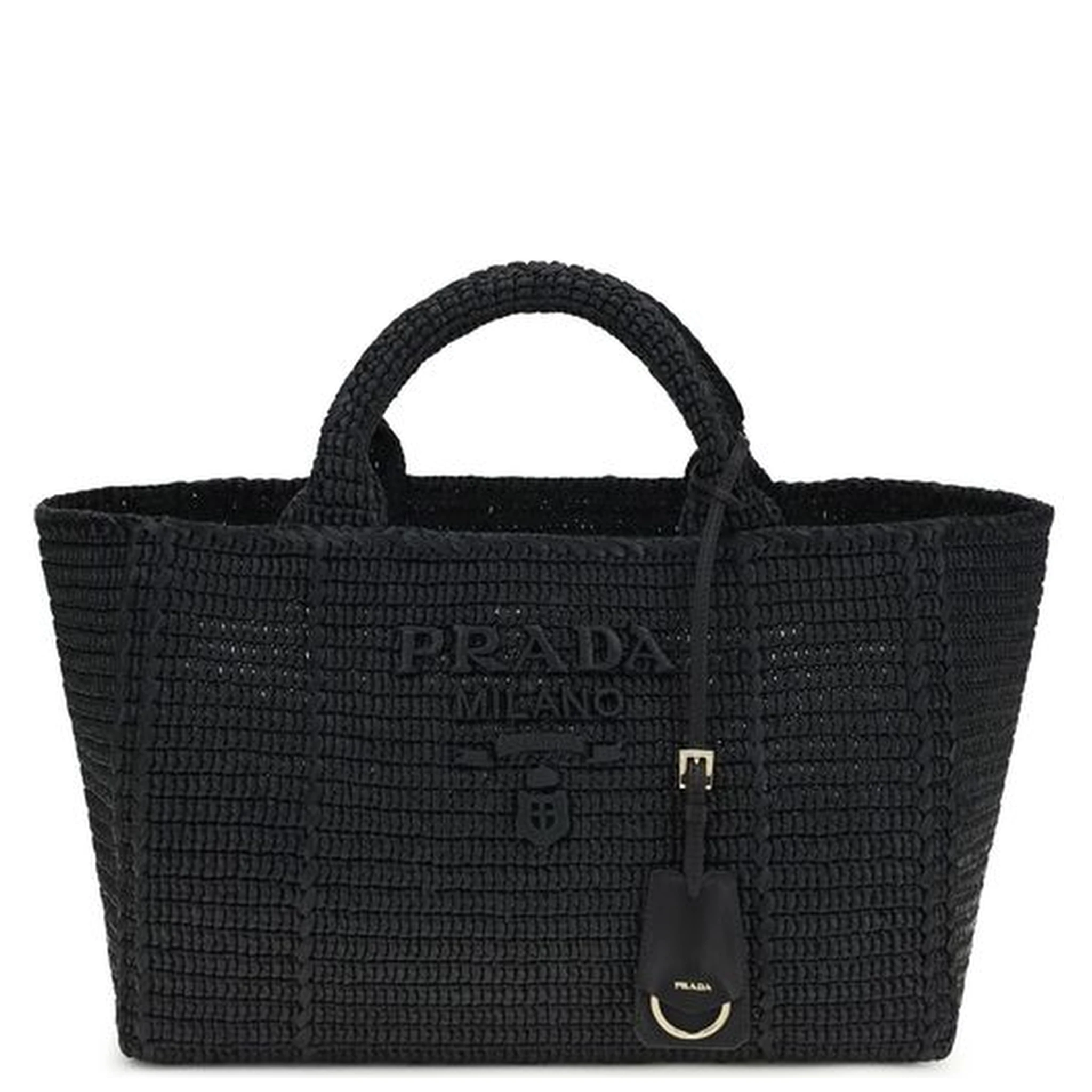 Black Viscose Handbag