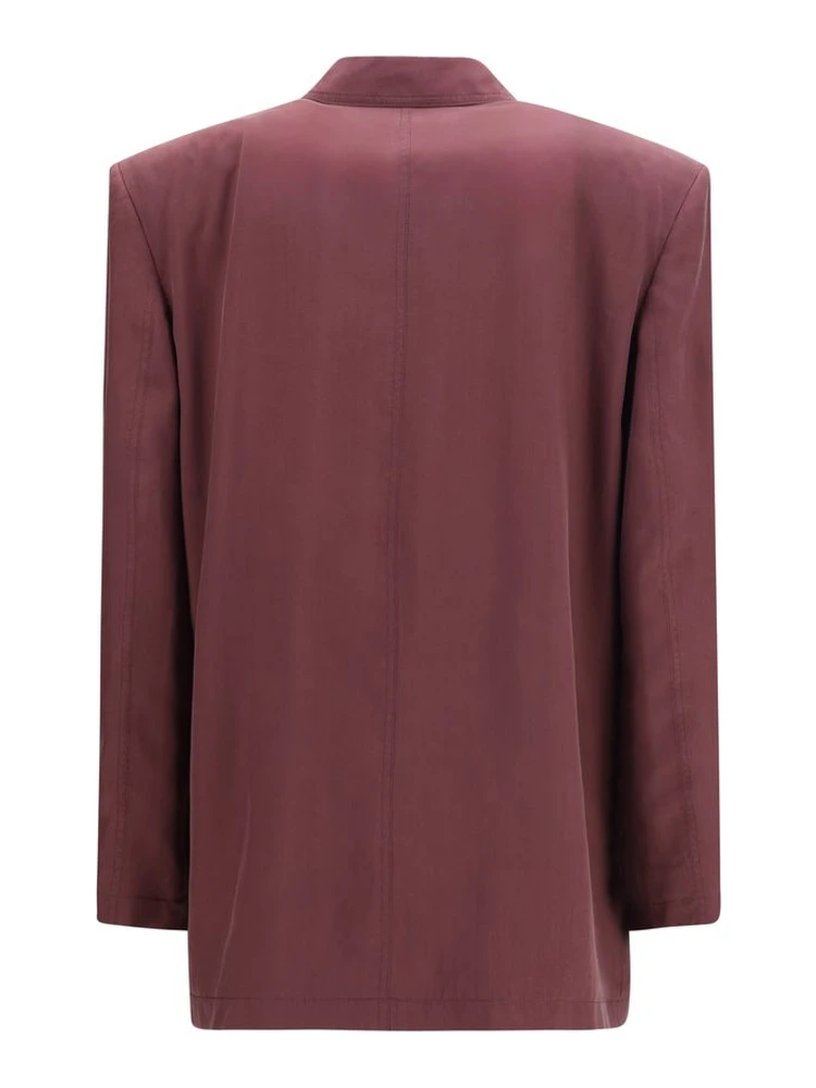 Purple Silk Blazer alternative