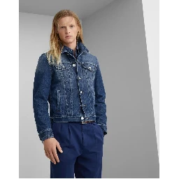 Gray Cotton Denim Jacket