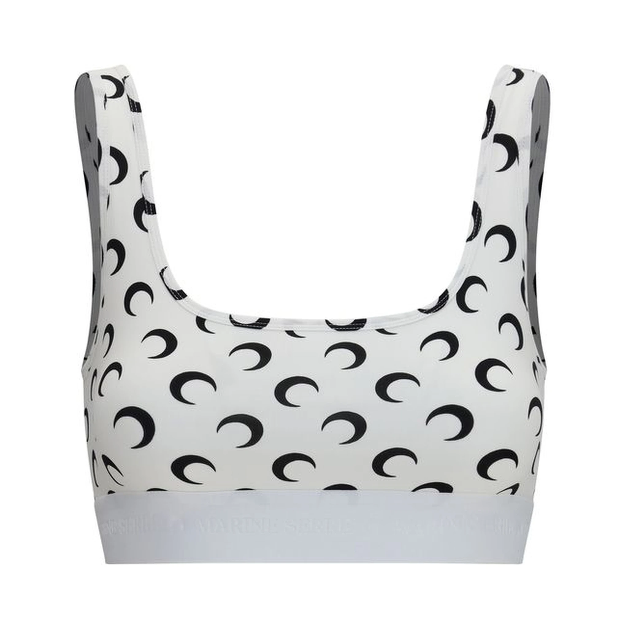 White Polyamide Sport Bra