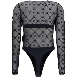 Black Polyamide Bodysuit
