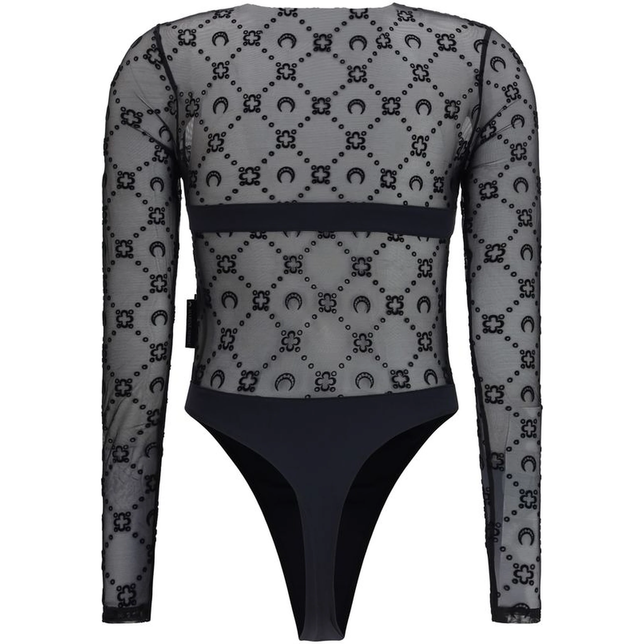 Black Polyamide Bodysuit