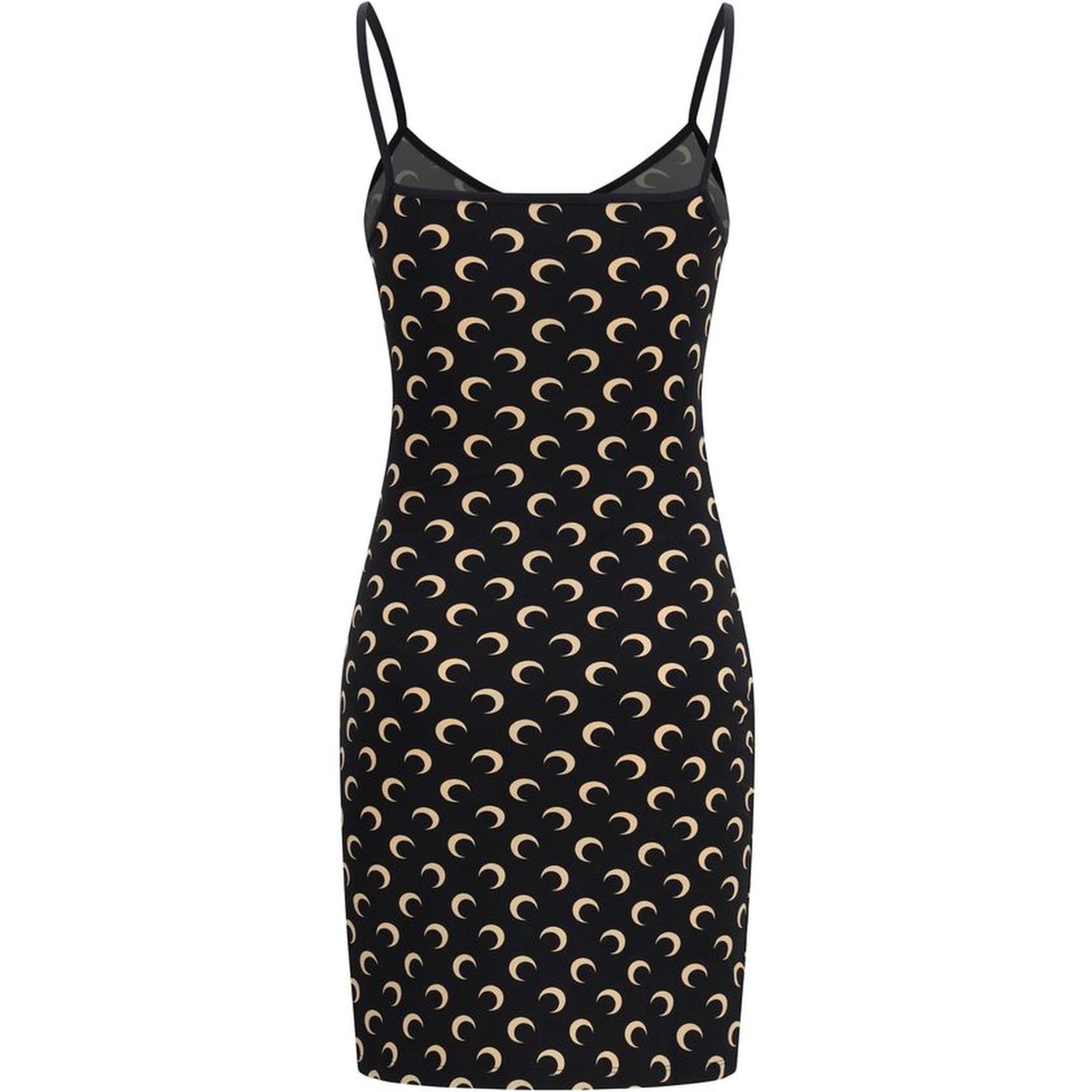 Black Polyamide Casual Dress