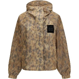 Beige Polyamide Shell Jacket