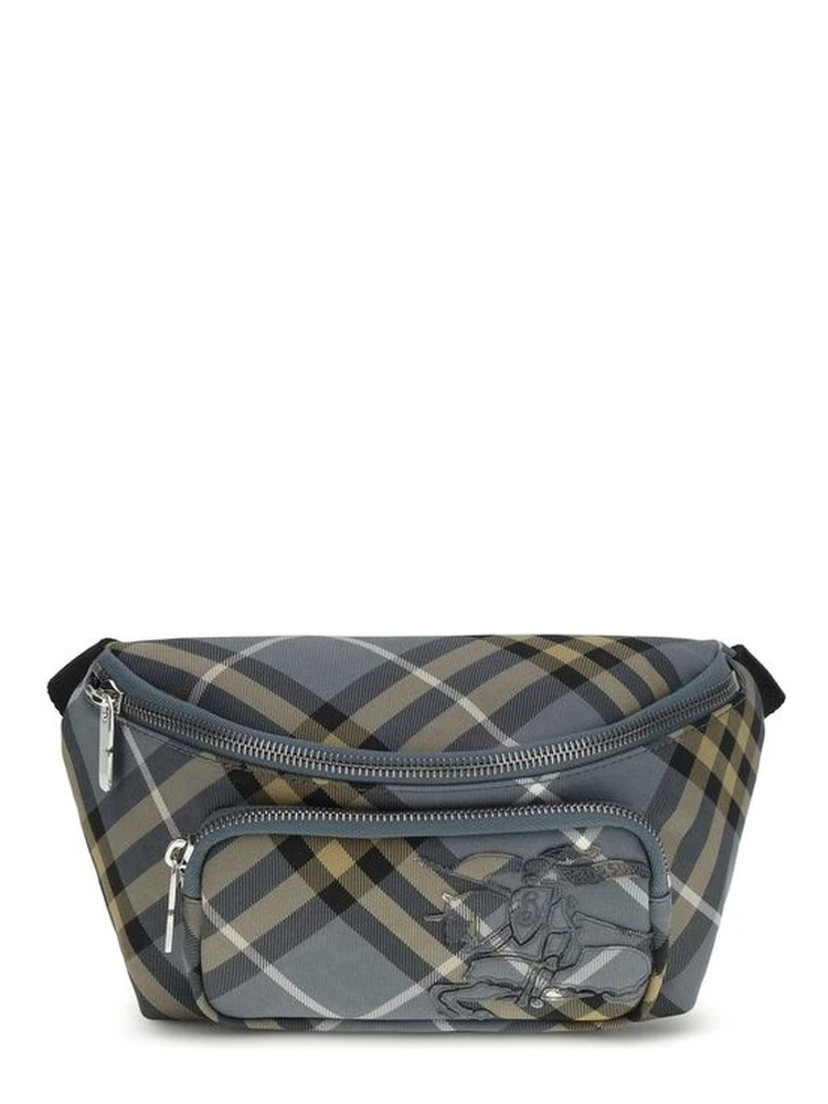Multicolor Nylon Clutch Bag
