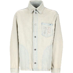 GIACCA IN DENIM CON TASCA RICAMATA