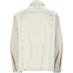 GIACCA IN DENIM CON TASCA RICAMATA