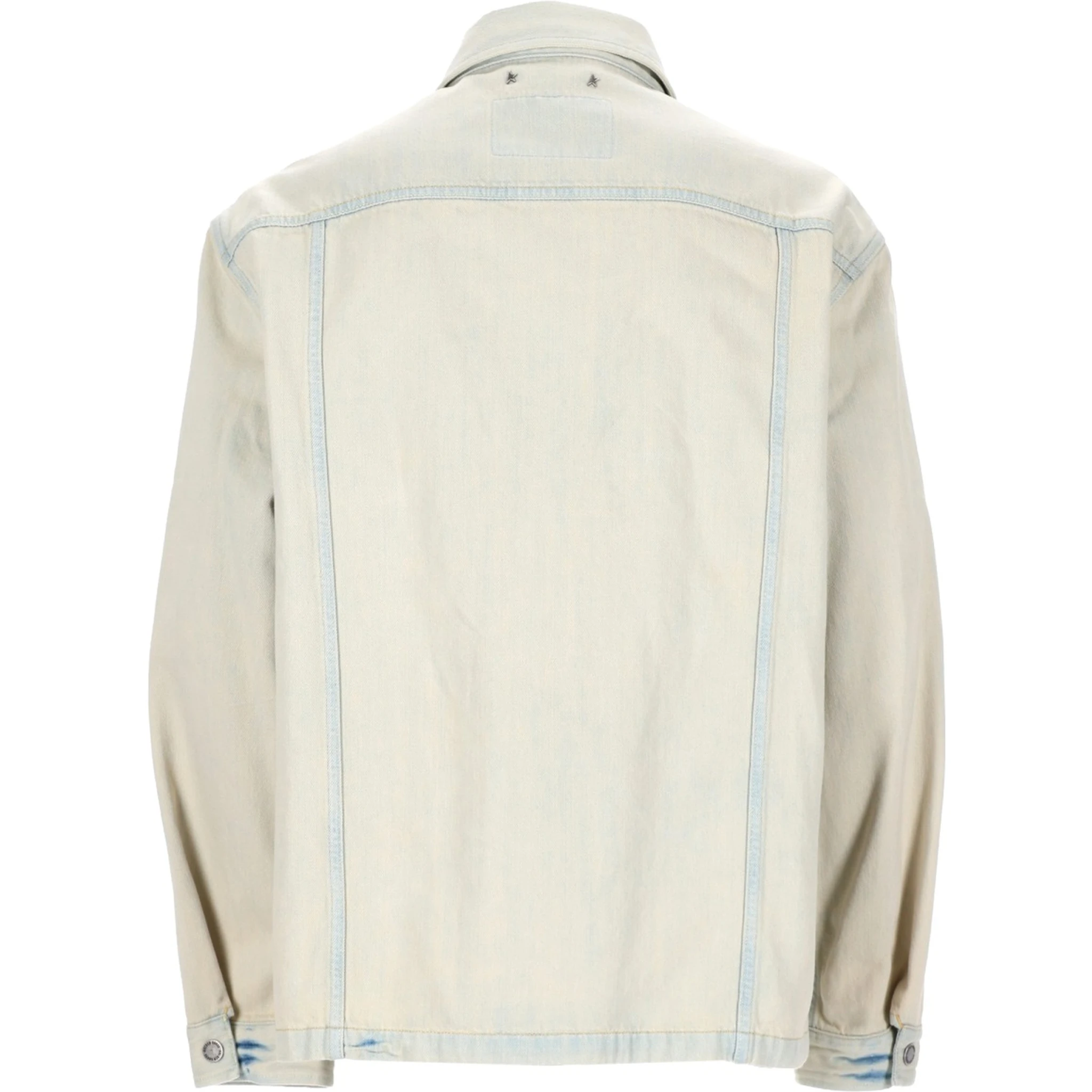 GIACCA IN DENIM CON TASCA RICAMATA