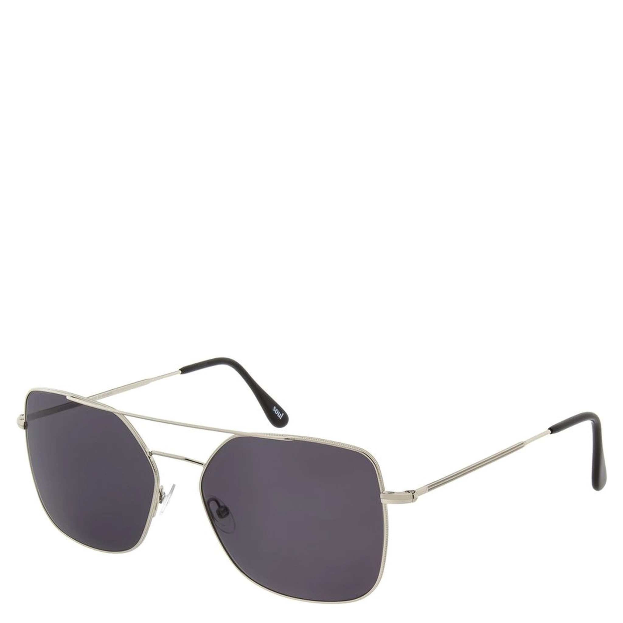 Silver Metal Sunglasses