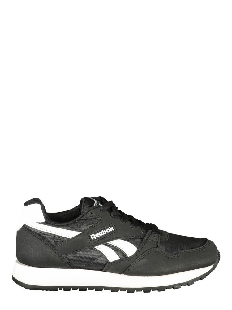 Black Polyester Womens Sneaker