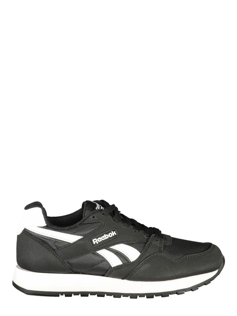 Black Polyester Womens Sneaker