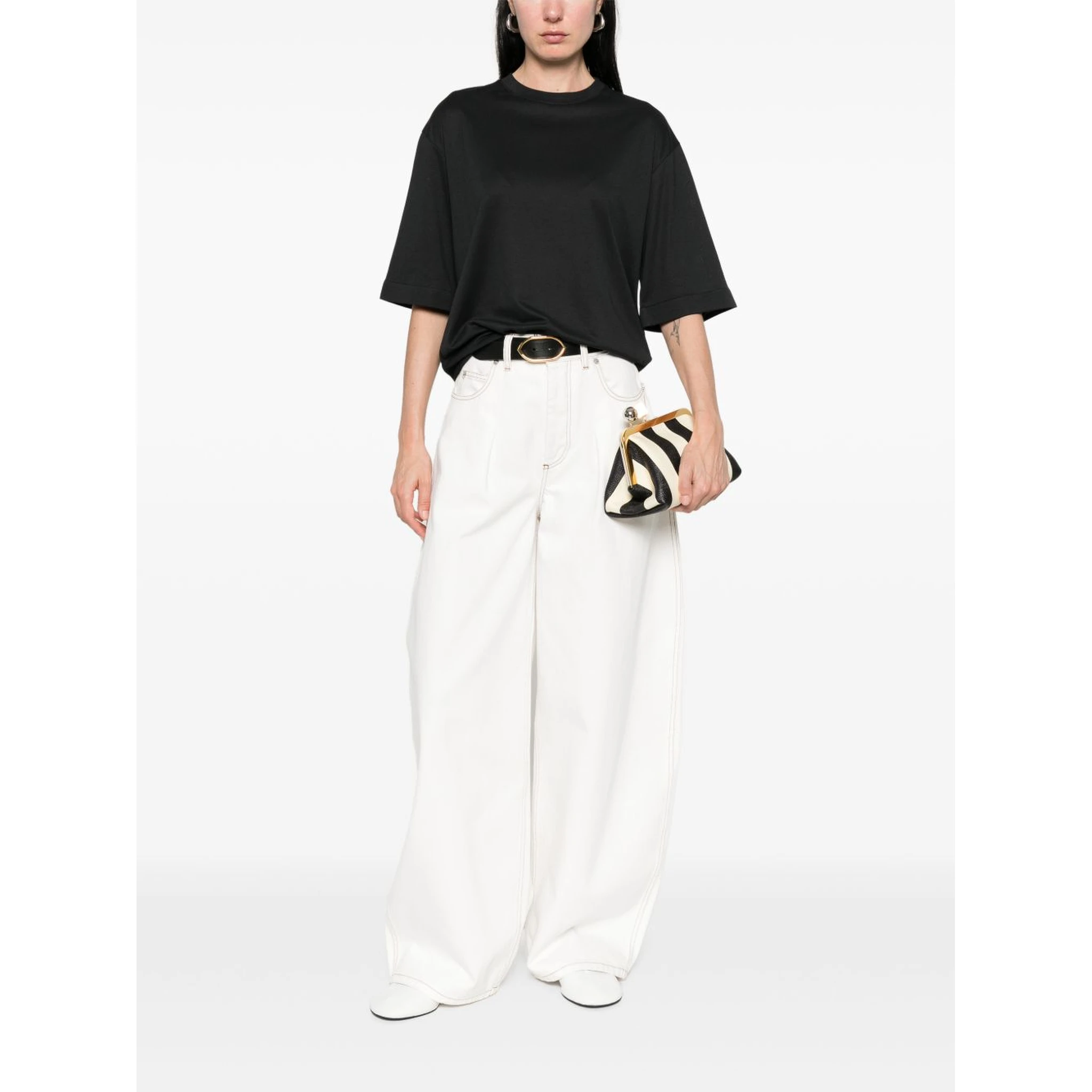 JACQUEMUS T-shirts and Polos Black