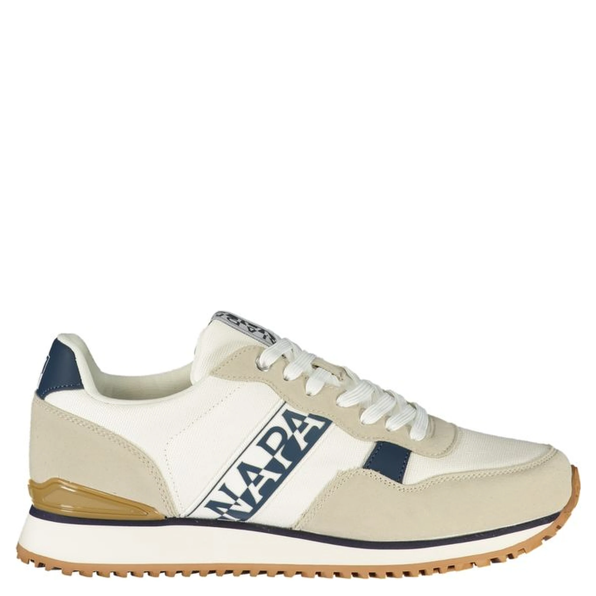 Blue Polyester Athletic Sneakers