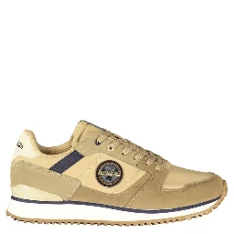 Brown Polyester Athletic Sneakers