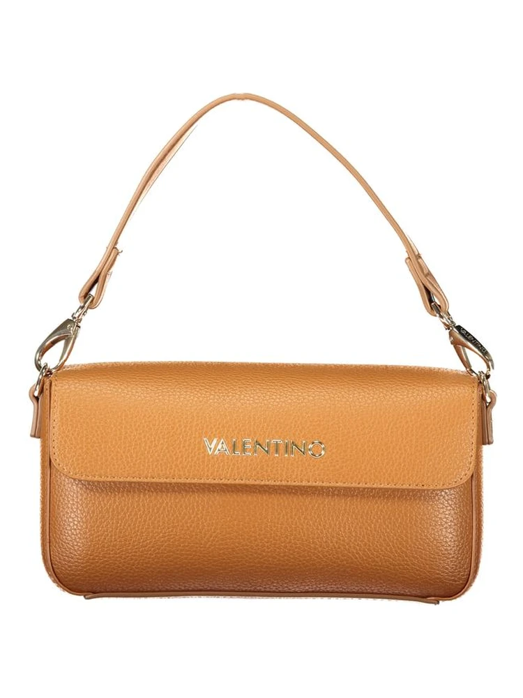 Brown Polyurethane Women's Bag