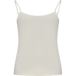 White Cotton Womens Tank