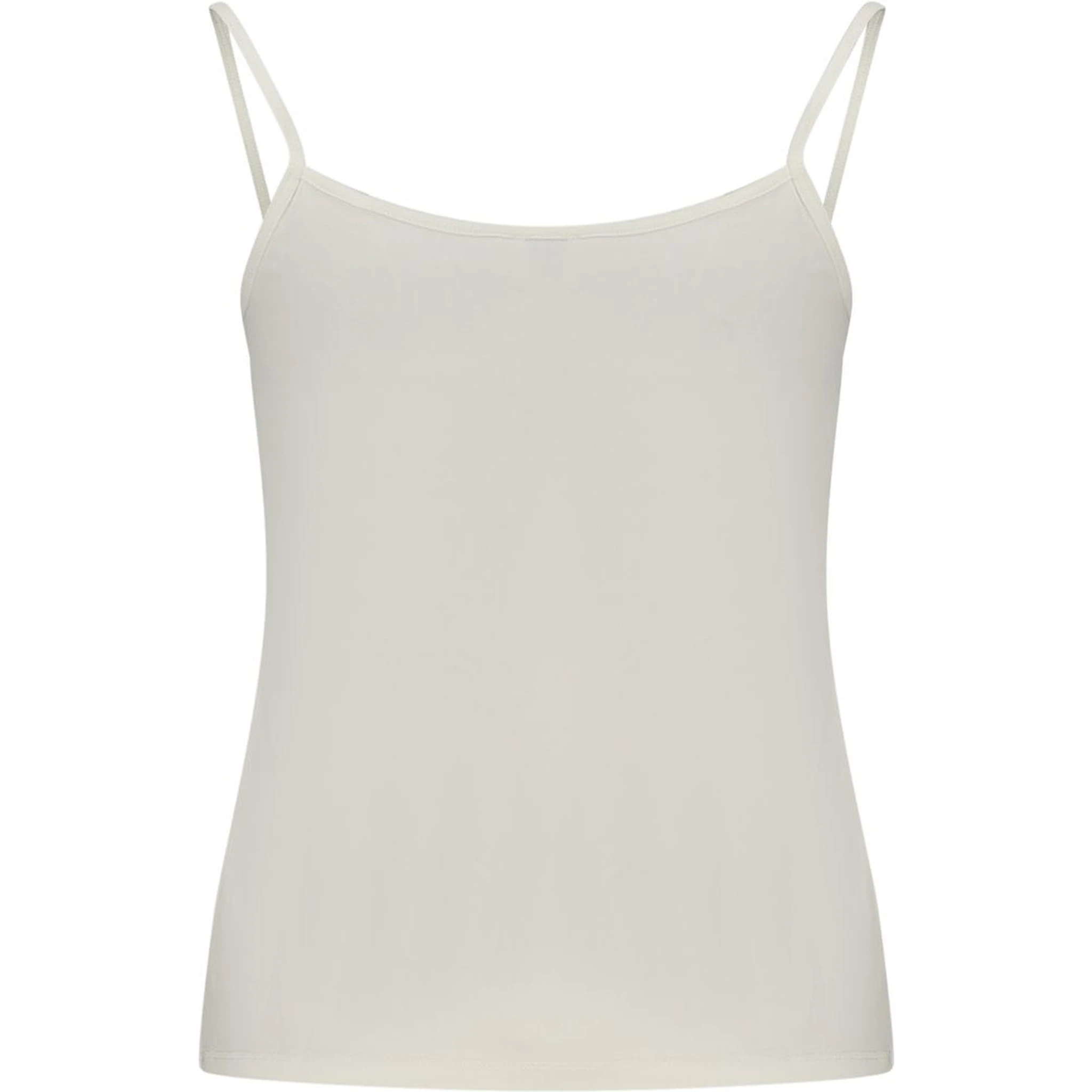White Cotton Womens Tank