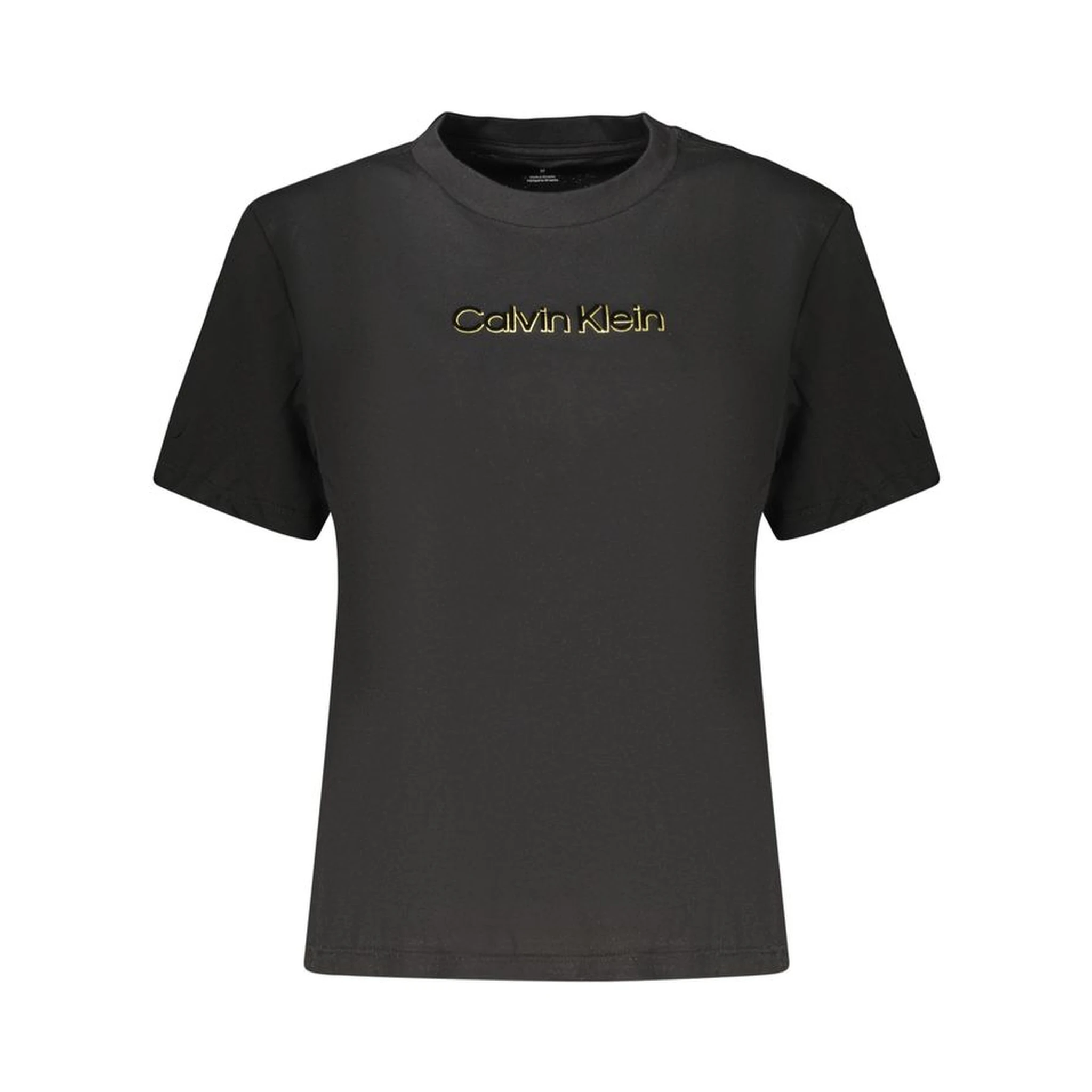 Black Cotton Womens T-Shirt