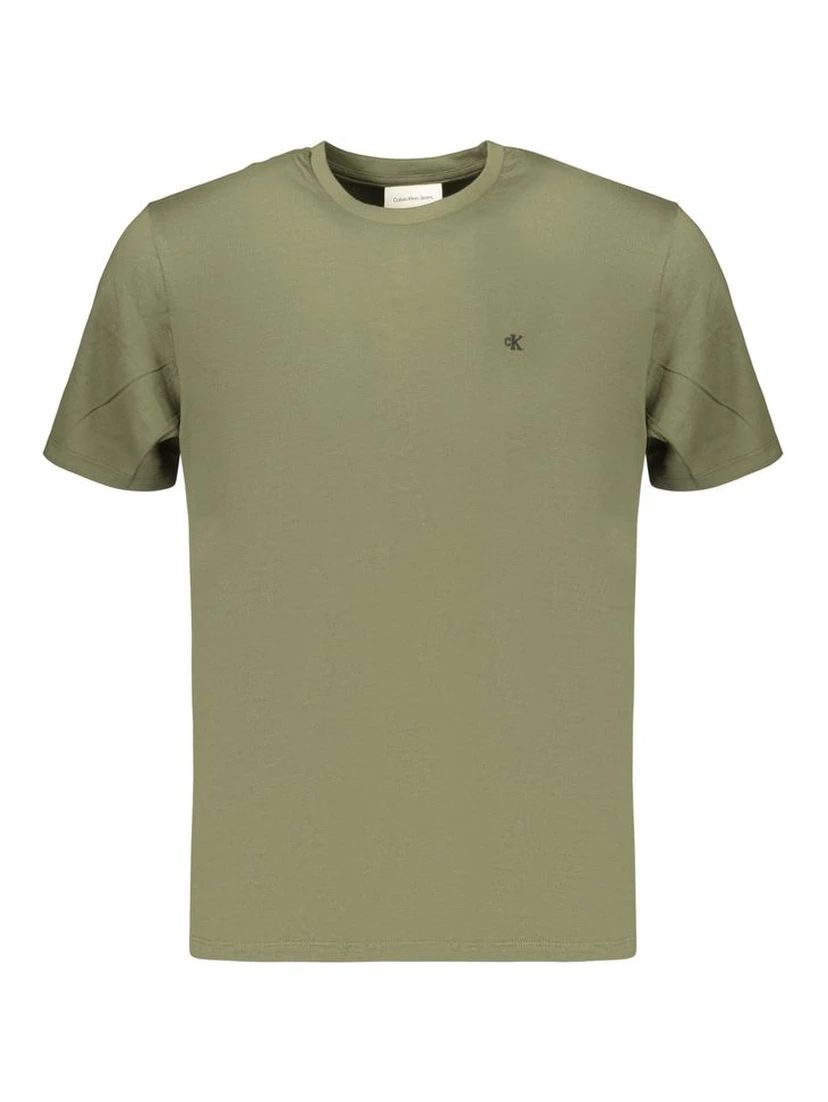 Green Cotton Men's T-Shirt