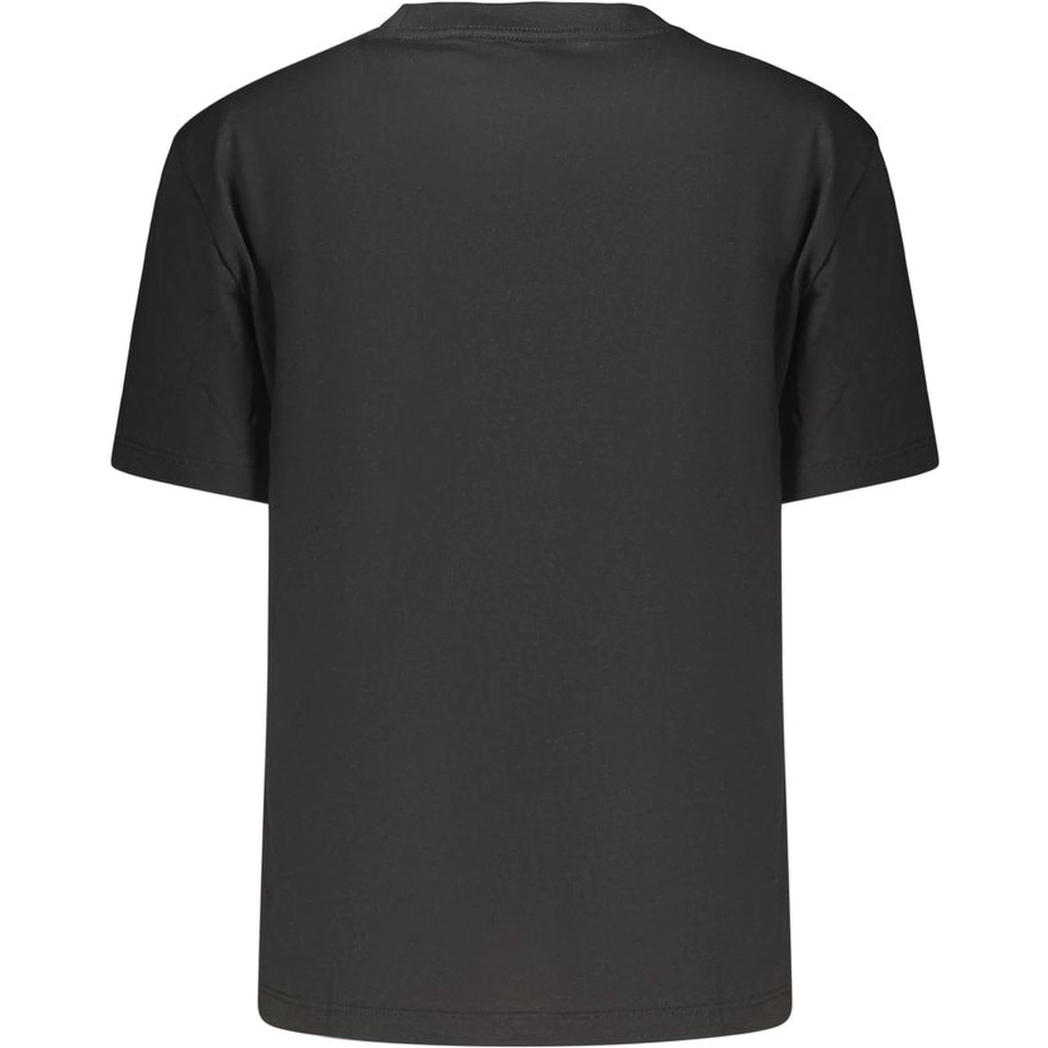 Black Cotton Womens T-Shirt
